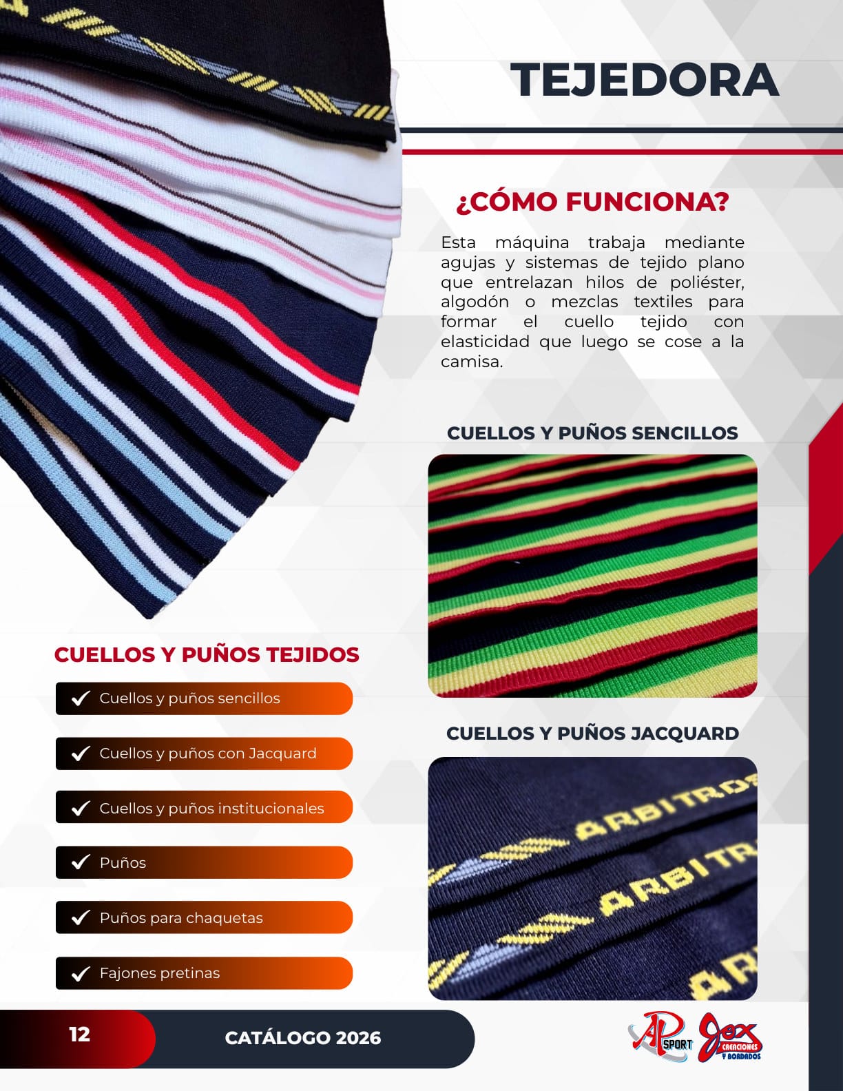 Sudadera personalizada — catálogo pág. 12